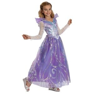 NBCUniversal Girls' Wicked Glinda "For Good" Deluxe Dress NWOT Sz 10-12